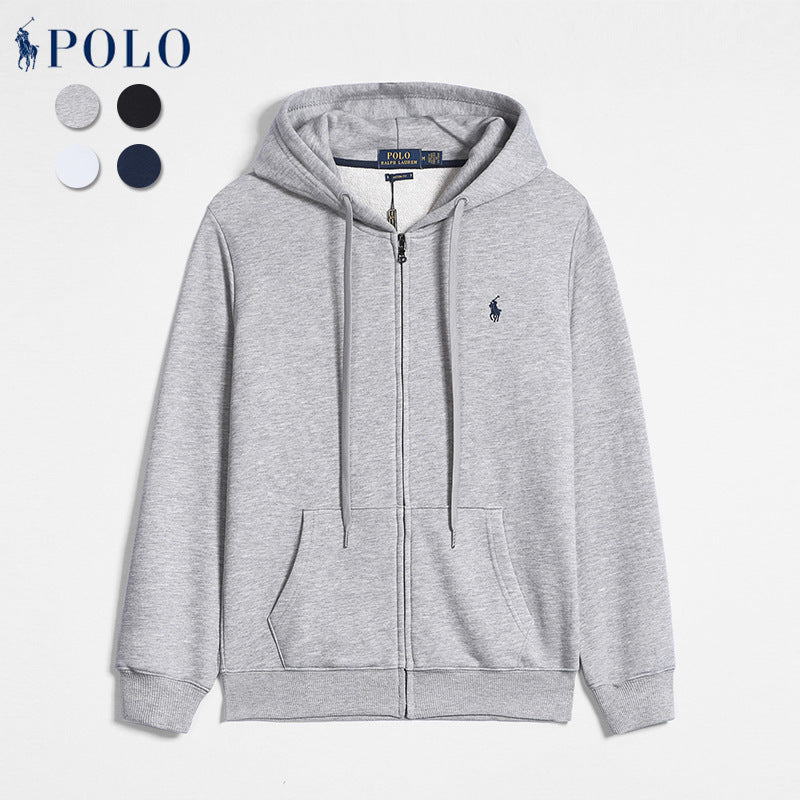 Zipper Hoodie Polo