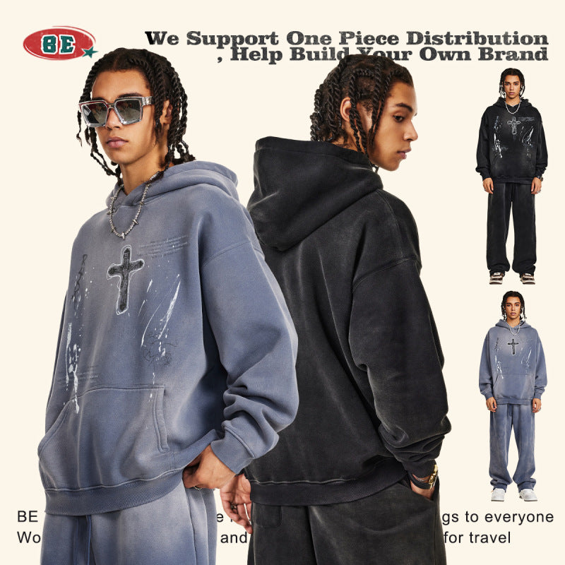 KRISS CROSS Oversized Hoodie