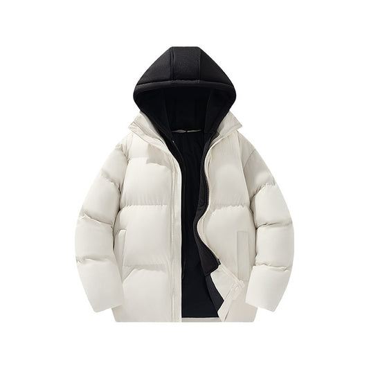 Detachable Cap Cotton-Padded Jacket