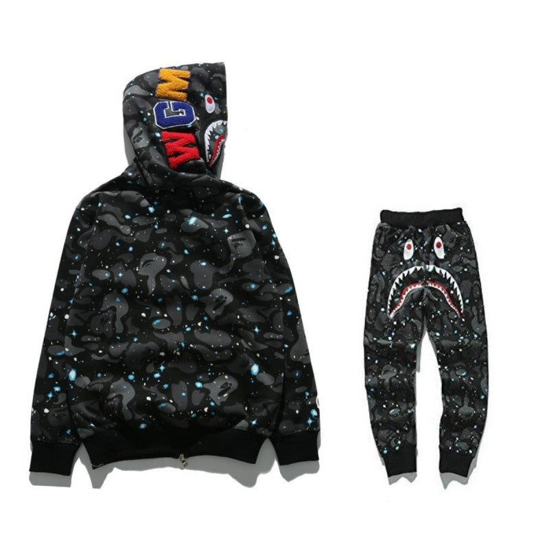 Bape Shark Camouflage Tracksuit