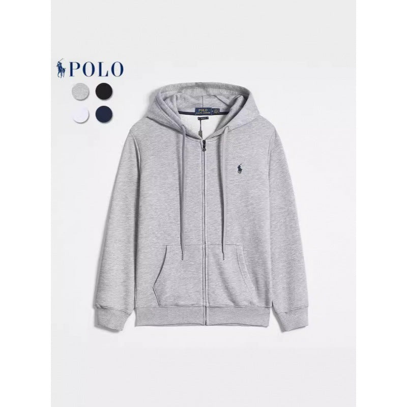 Zipper Hoodie Polo