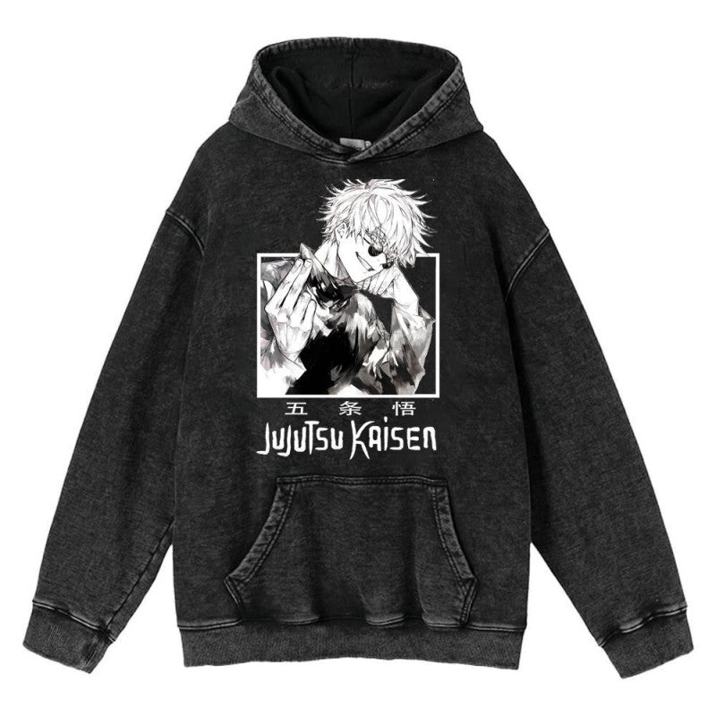 Anime Wash Hoodie Collection