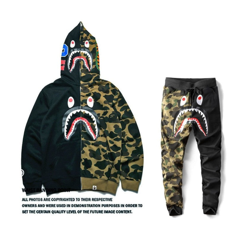 Bape Shark Camouflage Tracksuit