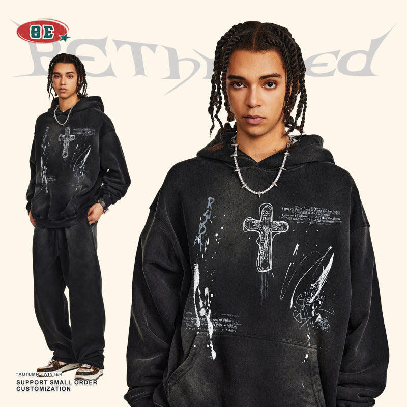 KRISS CROSS Oversized Hoodie