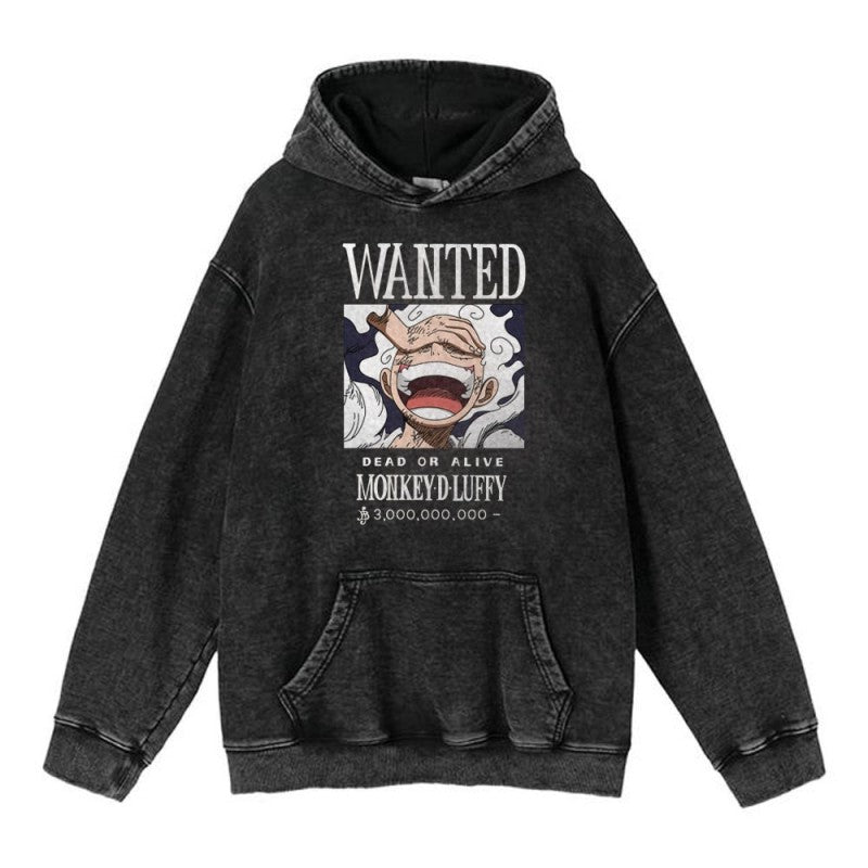 Anime Wash Hoodie Collection