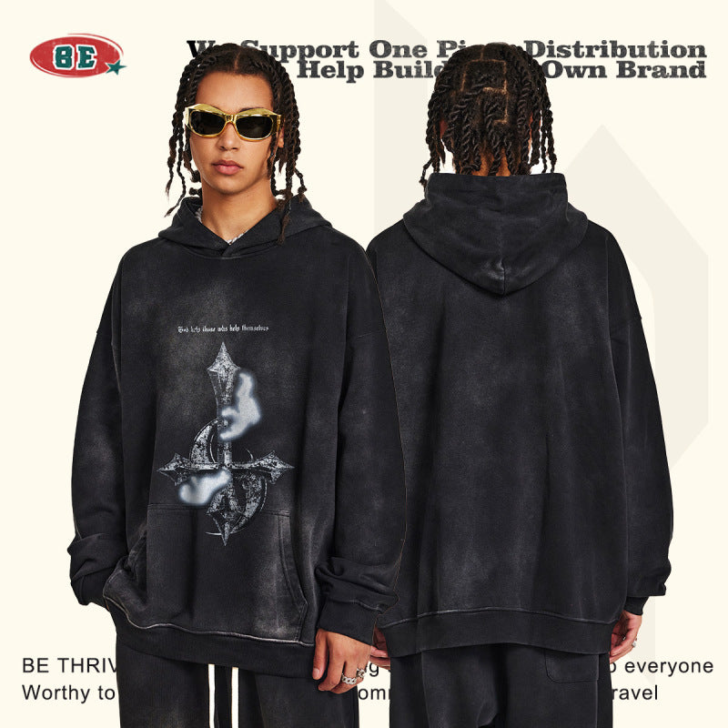 THEMSELVES Oversized Print Hoodie