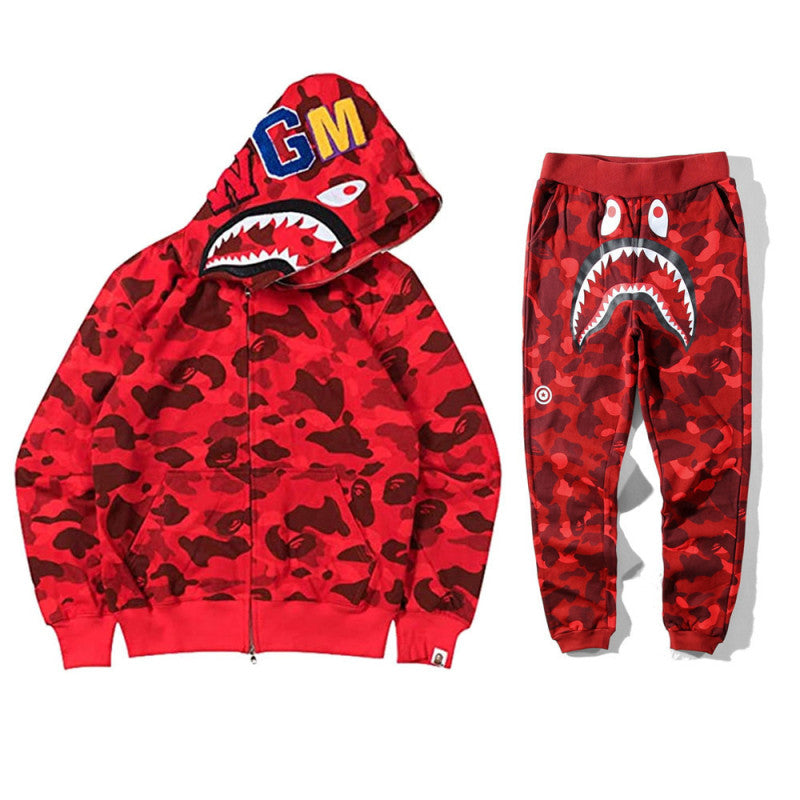 Bape Shark Camouflage Tracksuit