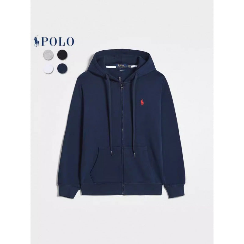 Zipper Hoodie Polo