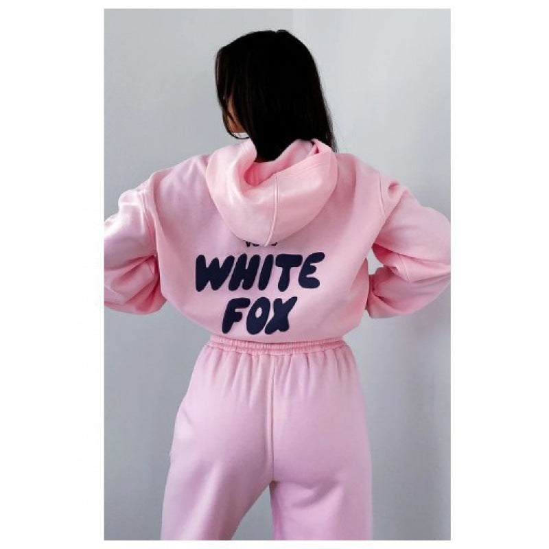 Women's Printed Hoodie Set