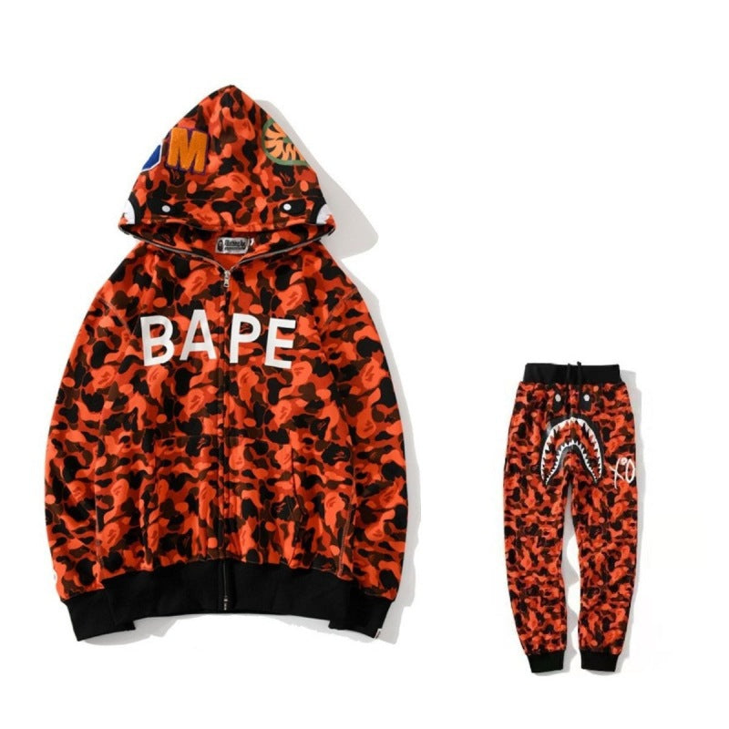 Bape Shark Camouflage Tracksuit