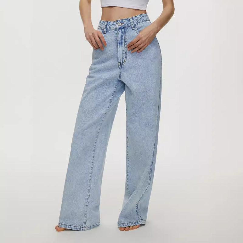 High-Waisted Denim