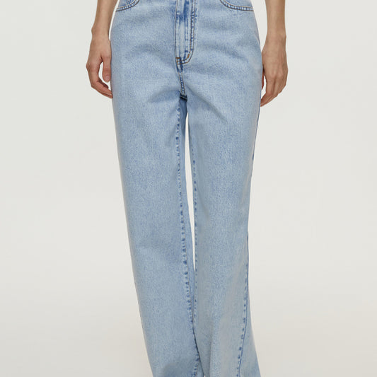 High-Waisted Denim