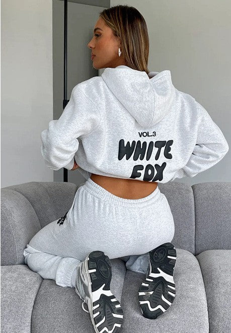 Women's Printed Hoodie Set